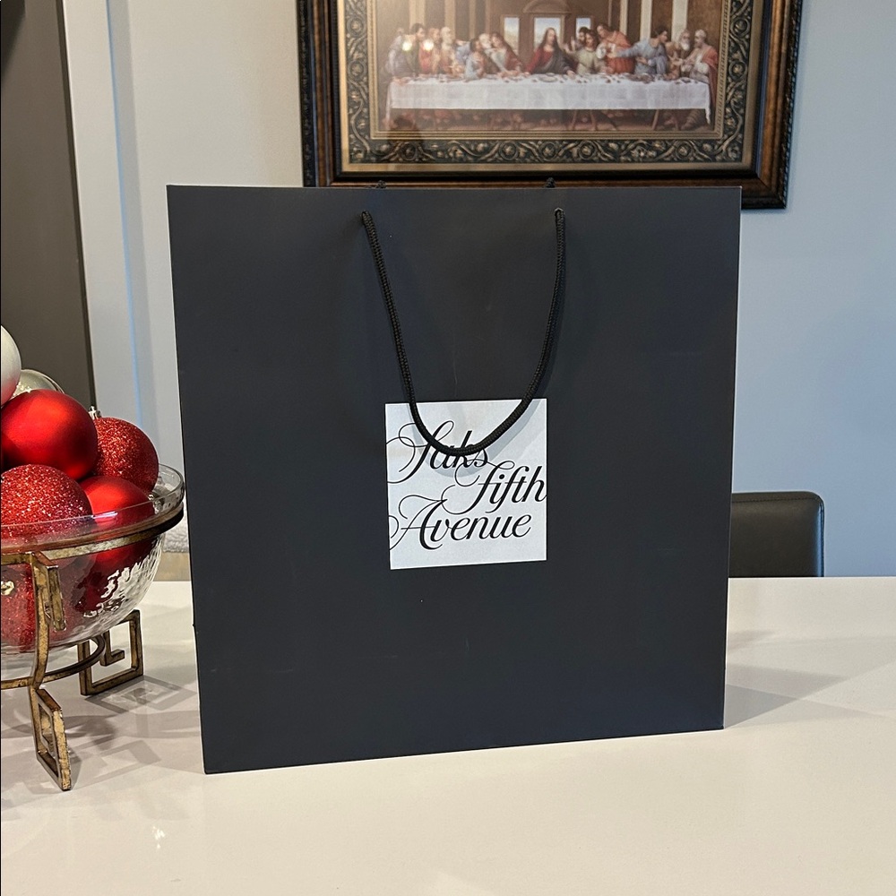Large Tall Saks Fifth Avenue Shopping Gift Gifting Bag
